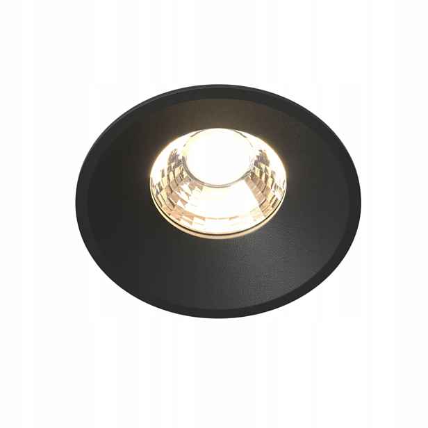 Led očko černé 910lm 12W Maytoni Round Moderní stropní svítidlo
