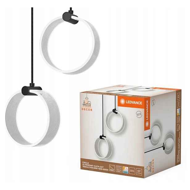 Závěsné Stropní Svítidlo Led 14W 930lm 3000K 4200K 6500K Cct Decor