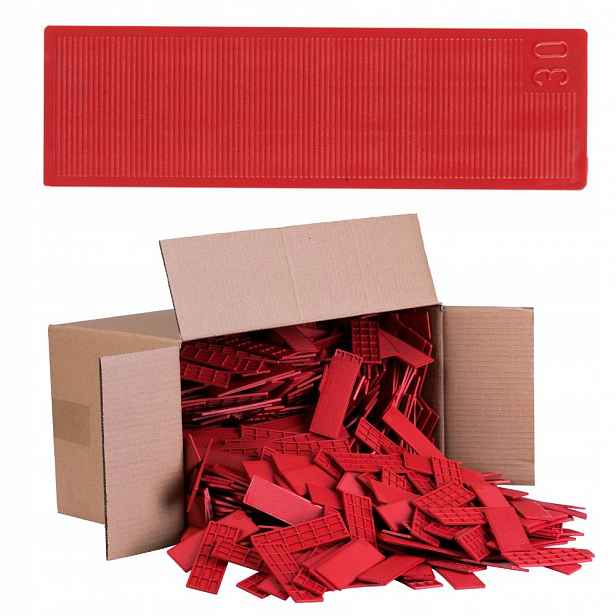 Deckline K3003 Trvanlivé Vyrovnávací Distanční Podložky 30x100x3MM 1000 Ks