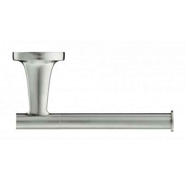 Duravit Starck T - Držák toaletního papíru, kartáčovaný nerez 0099377000
