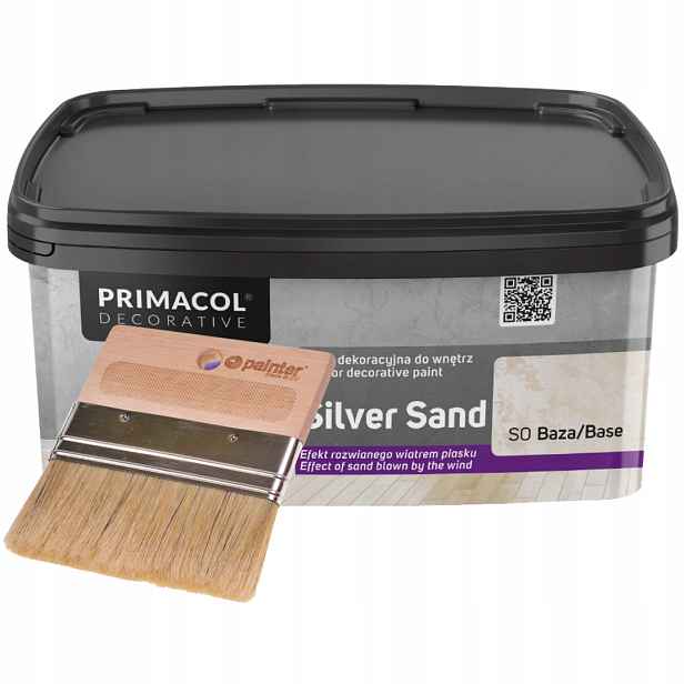 Primacol Barva Dekorativní Silver Sand 1L *základ* Štětec Spalter 80MM