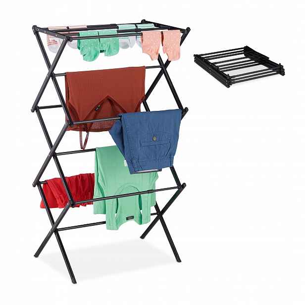 Volně stojící sušička na prádlo Relaxdays 106 cm x 43-74 cm