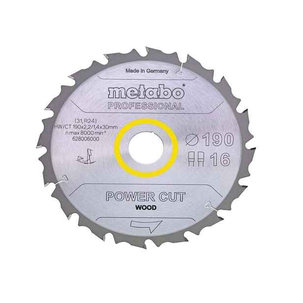 Metabo - Pilový kotouč na dřevo, 152x20 mm, 12 zubů 628001000