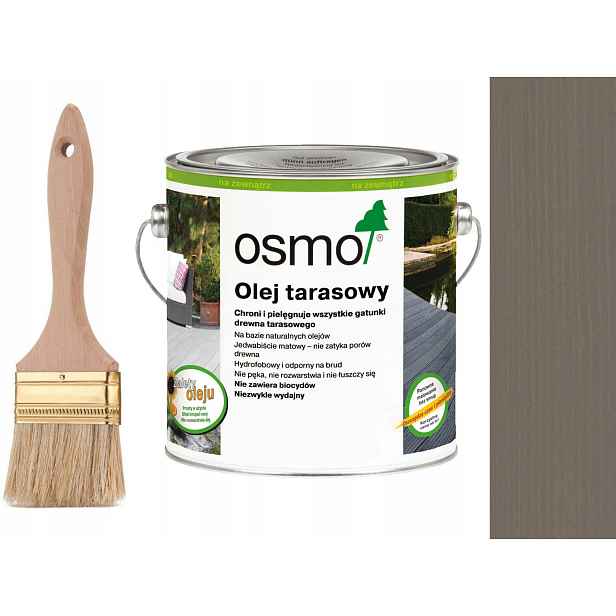 Osmo Olej na terasy 019 Šedý 2,5L Dárek