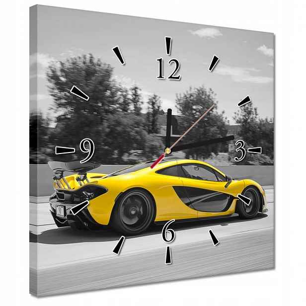 Nástěnné hodiny 30x30 Mercedes McLaren P1