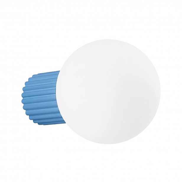 Nástěnné svítidlo Halo modré Osvětlení do koupelny Lampa na zeď Kula Sollux