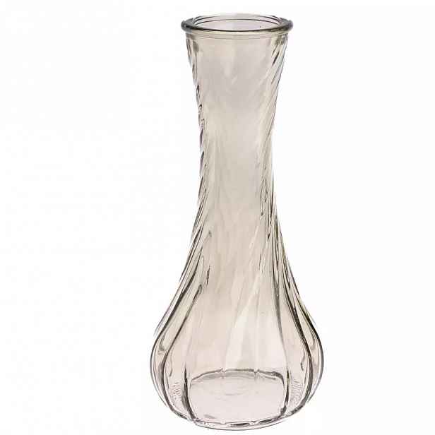 Skleněná váza zelená 15.2cm