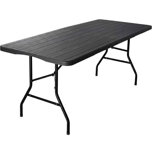 TZB Cateringový stůl WOODLAND 180 cm antracitový