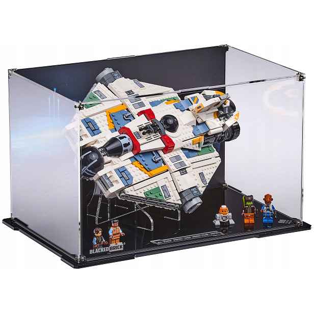 Vitrína s pozadím Blacked Brick pro Lego Star Wars 75357 Duch a přízrak II