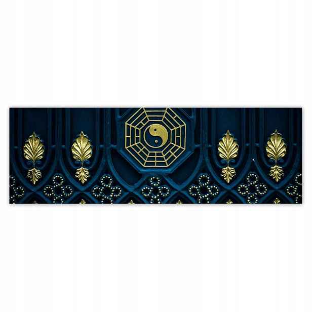 Plakáty 200x66 Abstrakce Zlatá harmonie