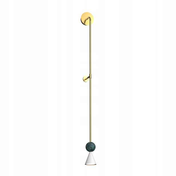 Nástěnná lampa Bingo Zlatá Led 8 W MaxLight