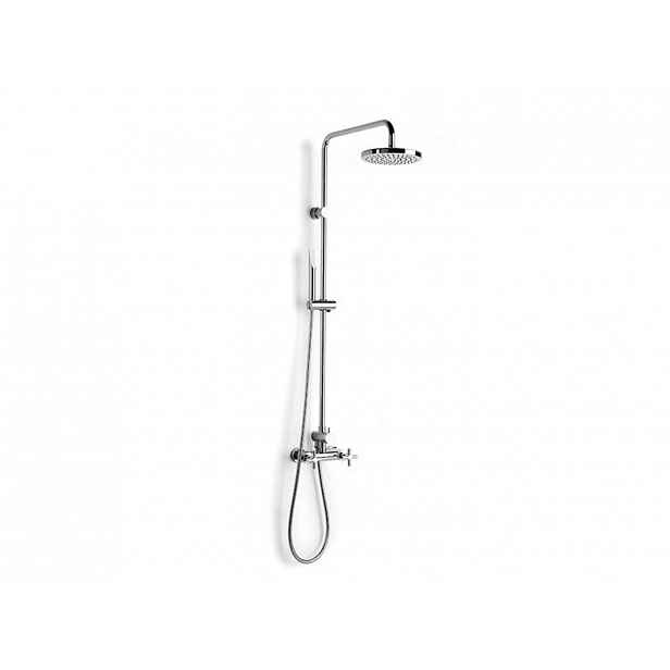 Roca Loft - Sprchový set s baterií, průměr 20 cm, 1 proud, chrom A5A9743C00