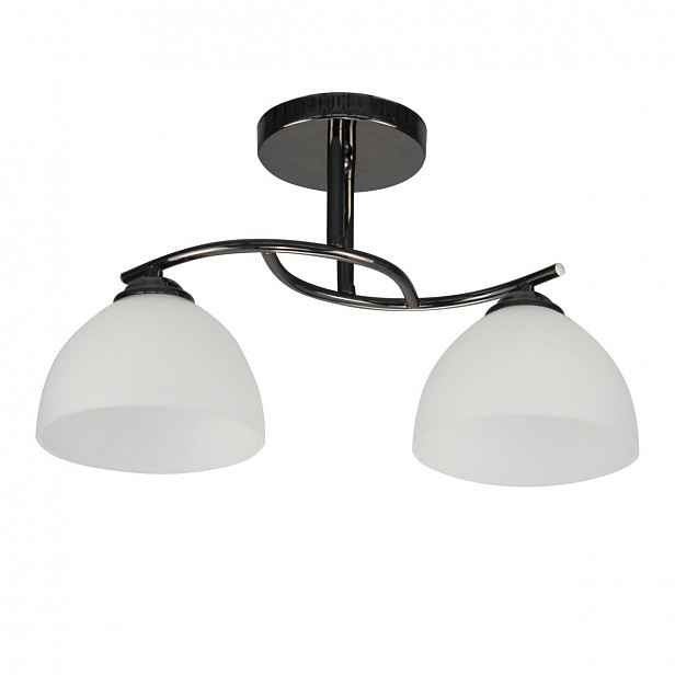 Stropní moderní osvětlení GRACJA - 2xE27, 40W, černé / bílé
