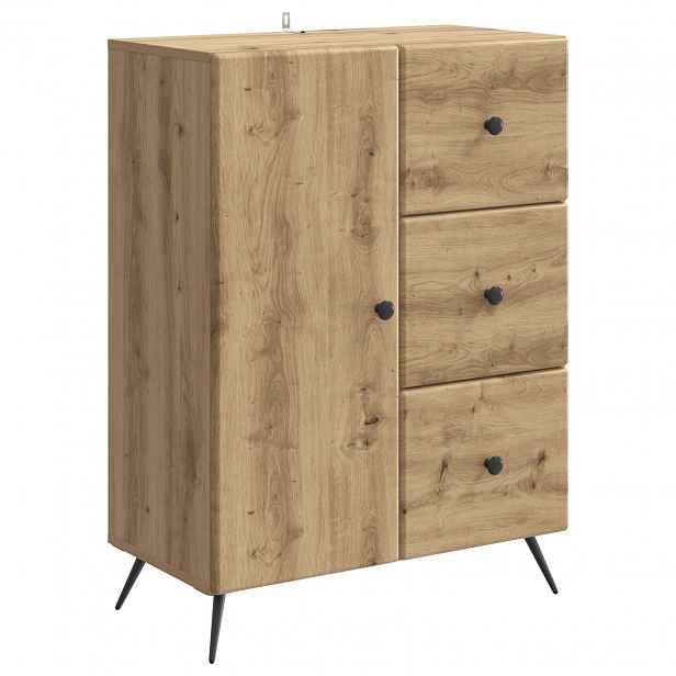 vidaXL Servírovací skříň Dub artisan 66 x 34,5 x 90 cm