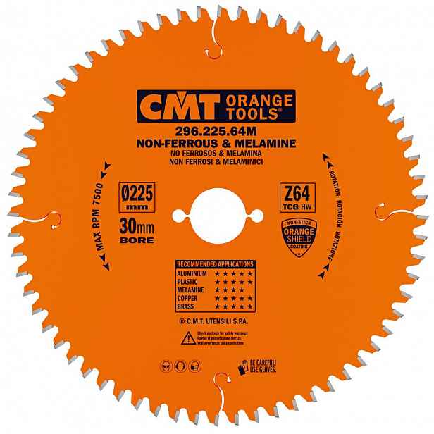 Cmt Kotoučová pila pro hliník Pvc 225x30x64Z