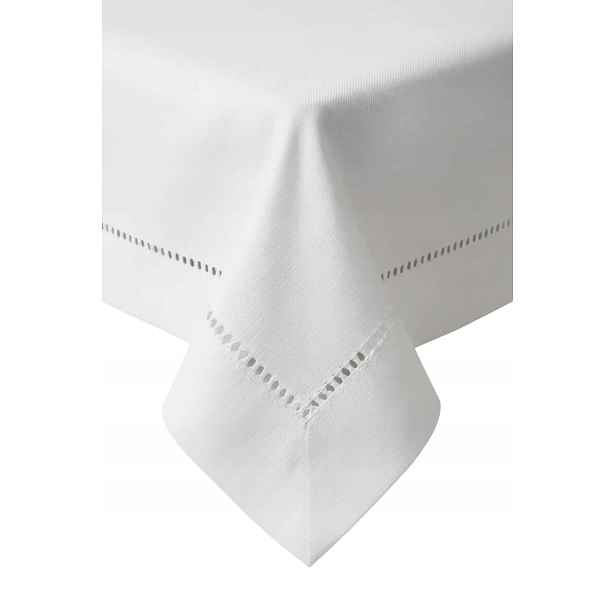 Dekorativní ubrus Classy 140x260 bílý s merežkou