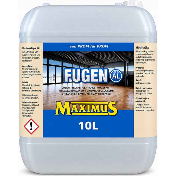Maximus Fugen Al 10L alkoholový plnící přípravek na spáry parket