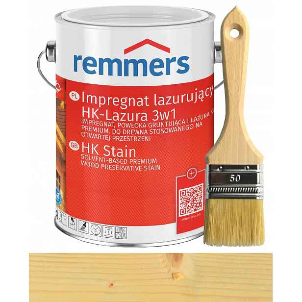 Remmers HK-Lasur impregnace dřeva 2,5L Bezbarvý