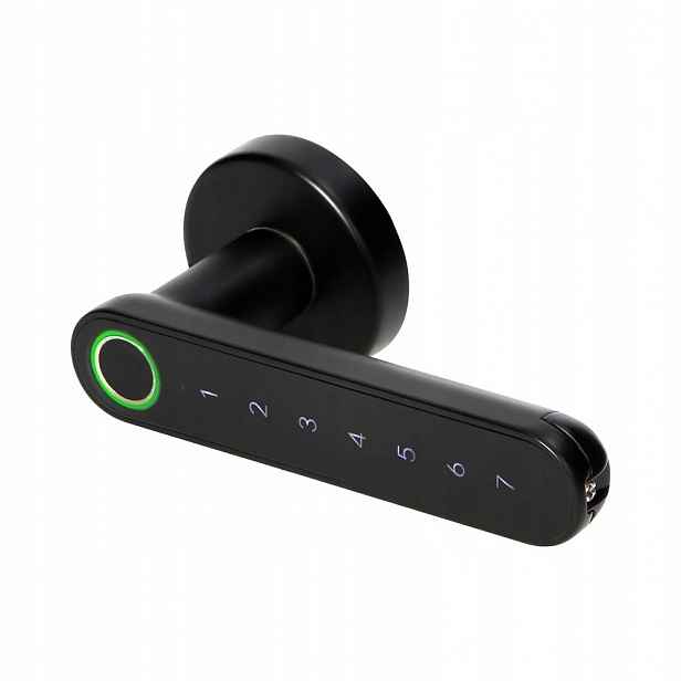Šifrovací klika s dotykovou klávesnicí, Bluetooth 4.0, černá
