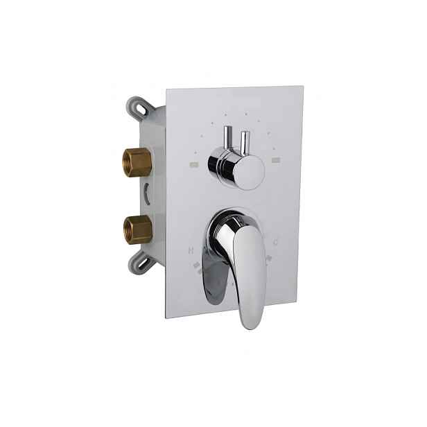 JB Sanitary Slim A10 71 00 - Podomítkový box - dvoucestný s nadomítkovou částí baterie