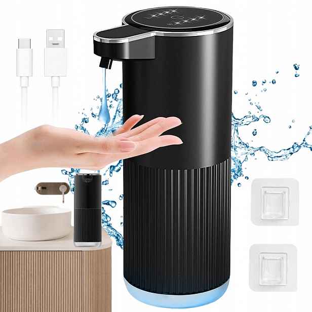Velký Bezdotykový Automatický Dávkovač Gelového Mýdla Dispenser 400 ML Usb