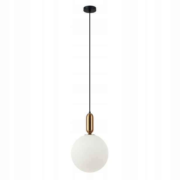 Aldeva Závěsná lampa Hnědá Moderní Kulové Stínidlo E27 40W IP20