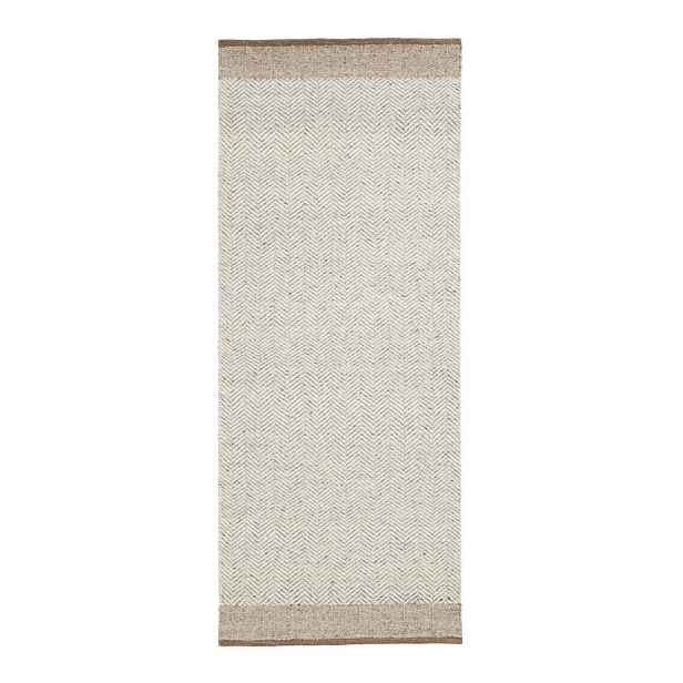 Béžový oboustranný/ručně tkaný vlněný běhoun 80x200 cm Nifelia – Kave Home