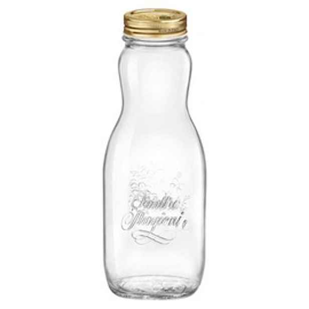 láhev zavař.1000ml QUATTRO ST. víčko šroub.