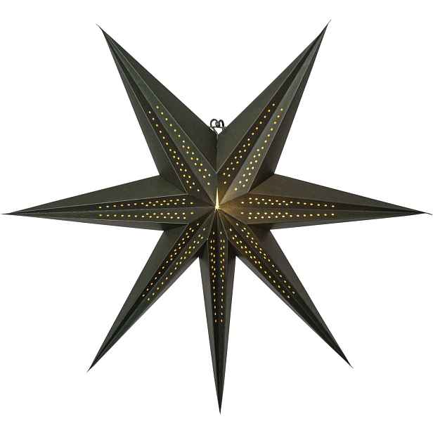 Vánoční papírová hvězda průměr 60 cm Star Trading Point - zelená