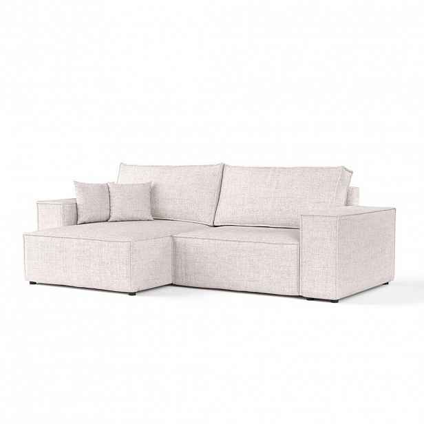AltaBeds ROHOVÁ SEDAČKA CAVO, textil, Písková