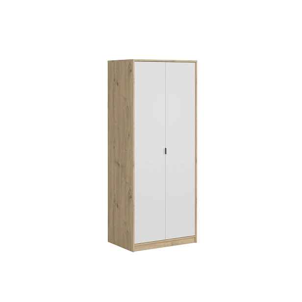 BAGOR šatní skříň SZF2D, dub artisan/bílá