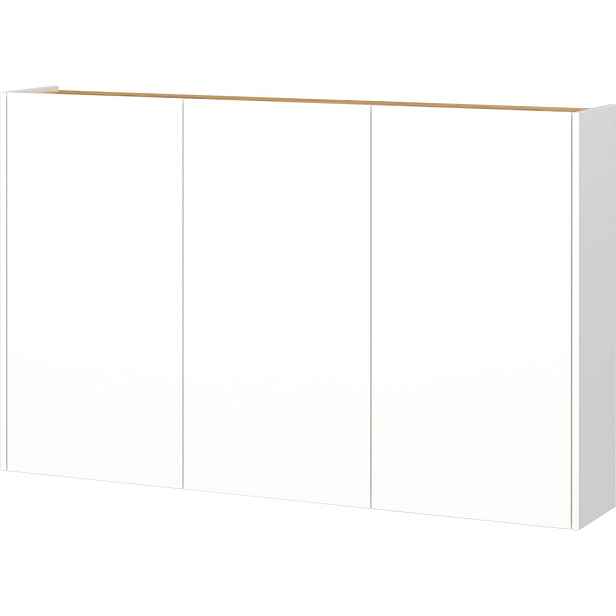 Bílá závěsná skříňka v dekoru dubu 138x87x25 cm Libbiano – Germania