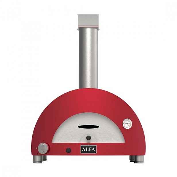 Plynová pizza pec Moderno 1 Pizze, červená - Alfa