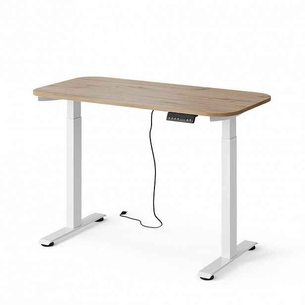 Vicco PSACÍ STŮL Elevate Bílá/Artisan 120 x 60 cm 2 motory