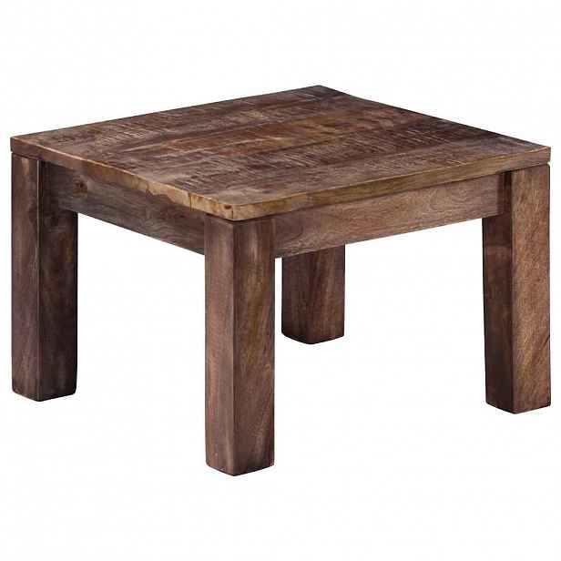 vidaXL Konferenční stolek 50 x 50 x 35 cm masivní mangovníkové dřevo