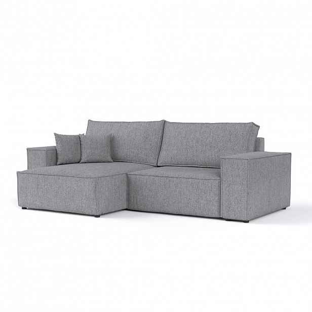 AltaBeds ROHOVÁ SEDAČKA CAVO, textil, Šedá