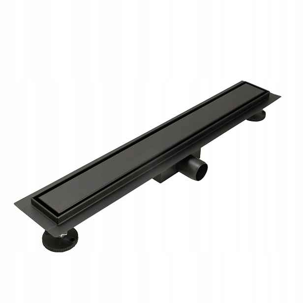 Lineární Odtok Černý Mat Odvodnění Hytti 60 cm