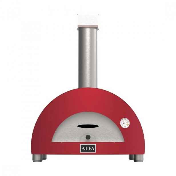 Pec na pizzu Moderno 1 Pizza na dřevo, červená - Alfa