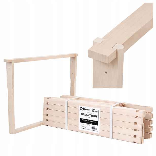 Rámečky Dadant 435x300 čepované hoffmanovské lípa 50 ks