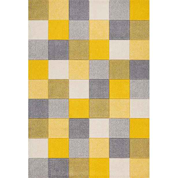 Kusový koberec Portland 1923/RT44, 67x120, žlutá, chodba / předsíň, Oriental Weavers