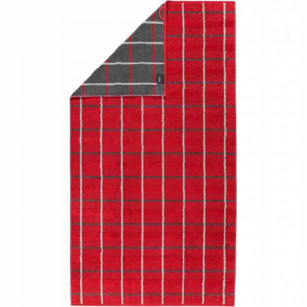Plážový ručník Square 80x200 červený 560 g/m2 100% bavlna Cawoe