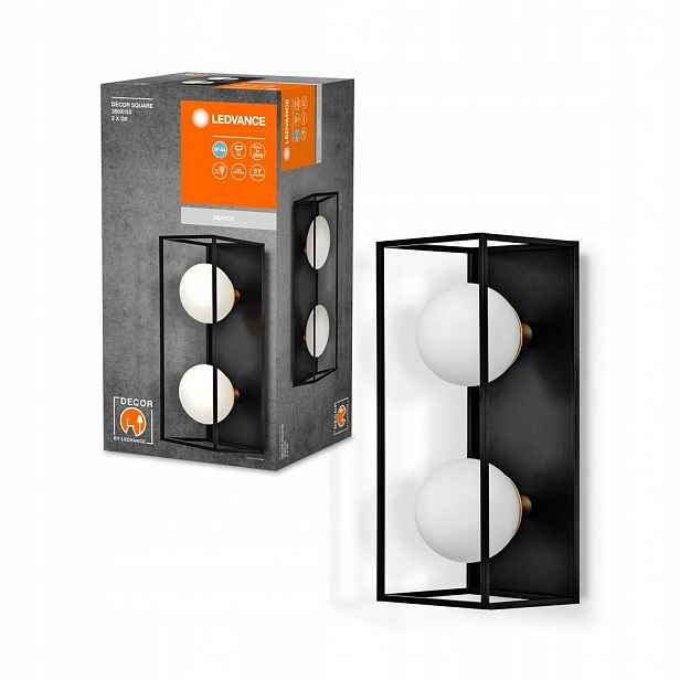 Dekorativní lampa Nástěnné svítidlo G9 Černá Decor Ledvance
