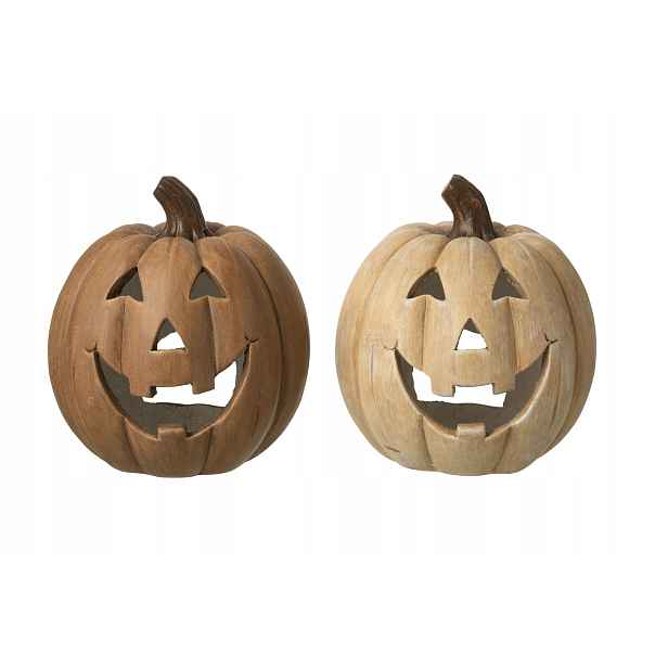 Lampiony Pumpkin Halloween 2 ks, keramické, J-Line