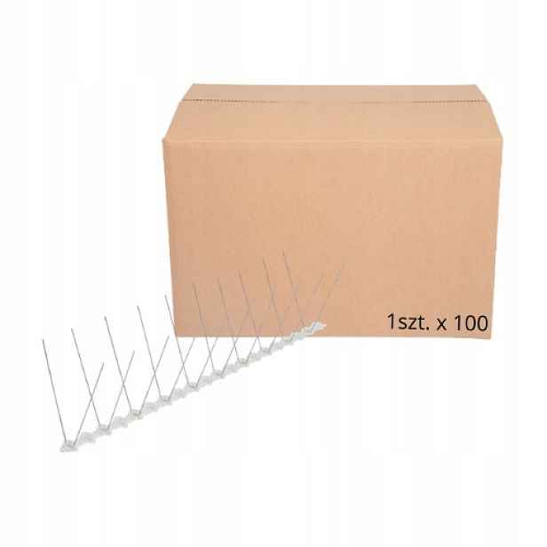 Set 100 x Hroty na ptáky a holuby 50 cm Pc a nerezová ocel 304