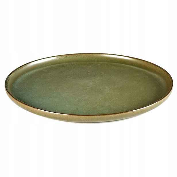 Talíř Serax Surface M 24 cm, camo zelená 4 ks