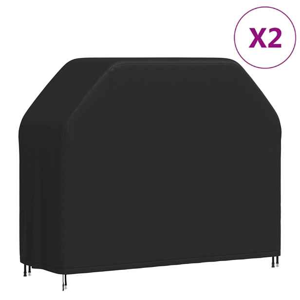 vidaXL Krycí plachty na gril 2 ks 147 x 61 x 112 cm 420D oxford