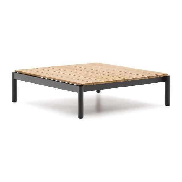 Zahradní konferenční stolek z teakového dřeva 89x91 cm Sorells – Kave Home