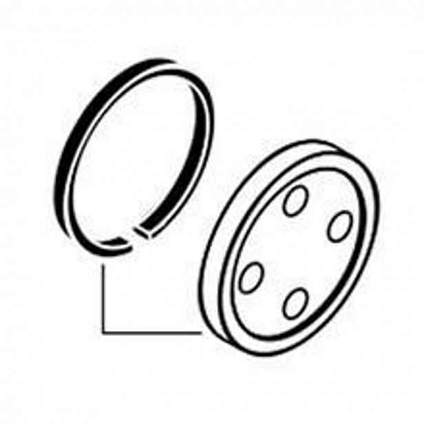 Hansgrohe - Podložka pod sprchovou tyč pro Croma 100 Showerpipe, chrom 95239000
