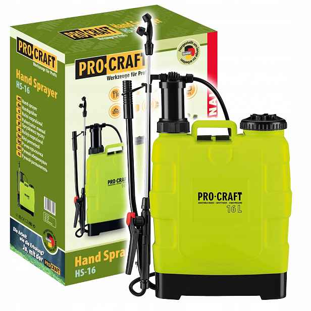 Procraft HS-16 Ruční tlakový postřikovač 16L