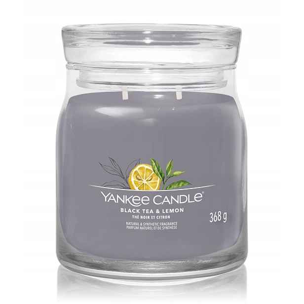 Yankee Candle Citrus Black Tea & Lemon střední sójová svíčka 368 g